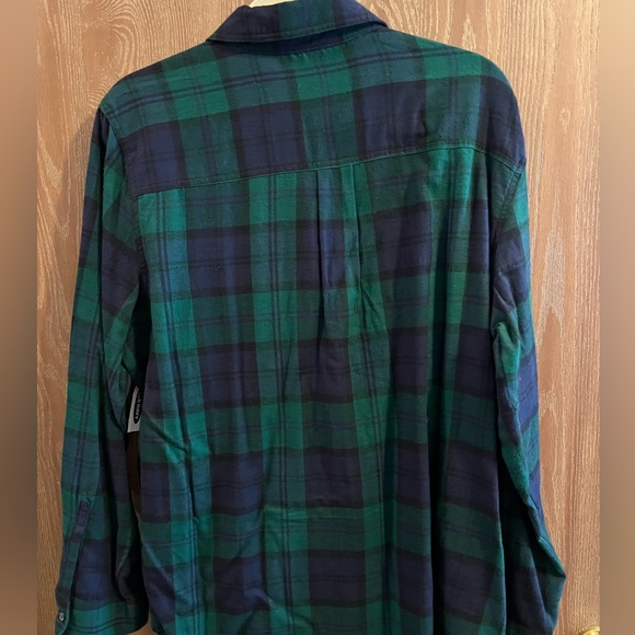 Old Navy Classic Button Shirt, Flannel style, Brand new with tags - Picture 2 of 4
